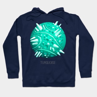 Turquoise Planet Hoodie